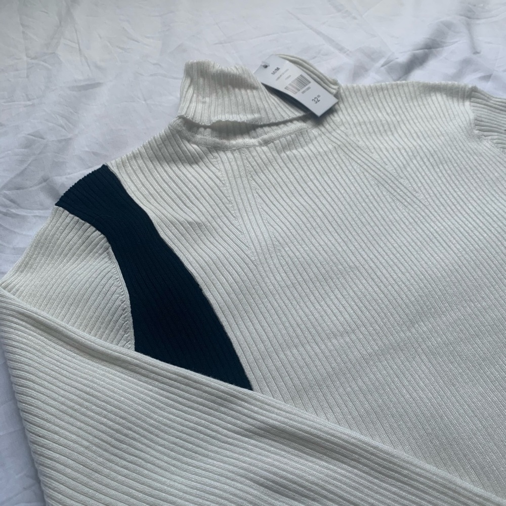 Colour-block Turtleneck Sweater NWT